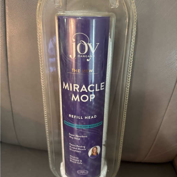 Joy Mangano Purple Cleaning Refill Mop Head  Brand new - Picture 1 of 7